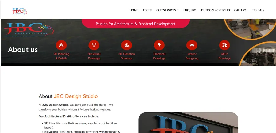 JBC Design Studio — Business Website