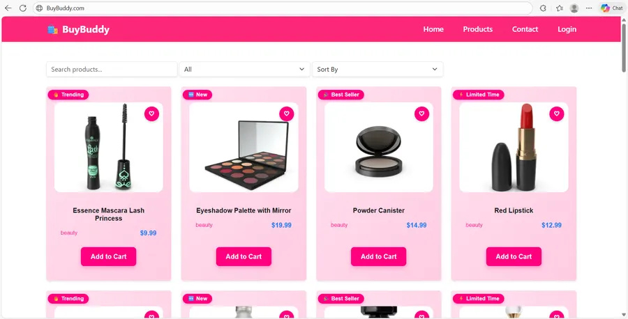 BuyBuddy Shopping Website